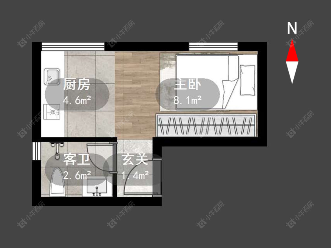 常州香江康桥在售二手房源户型图_小牛看房