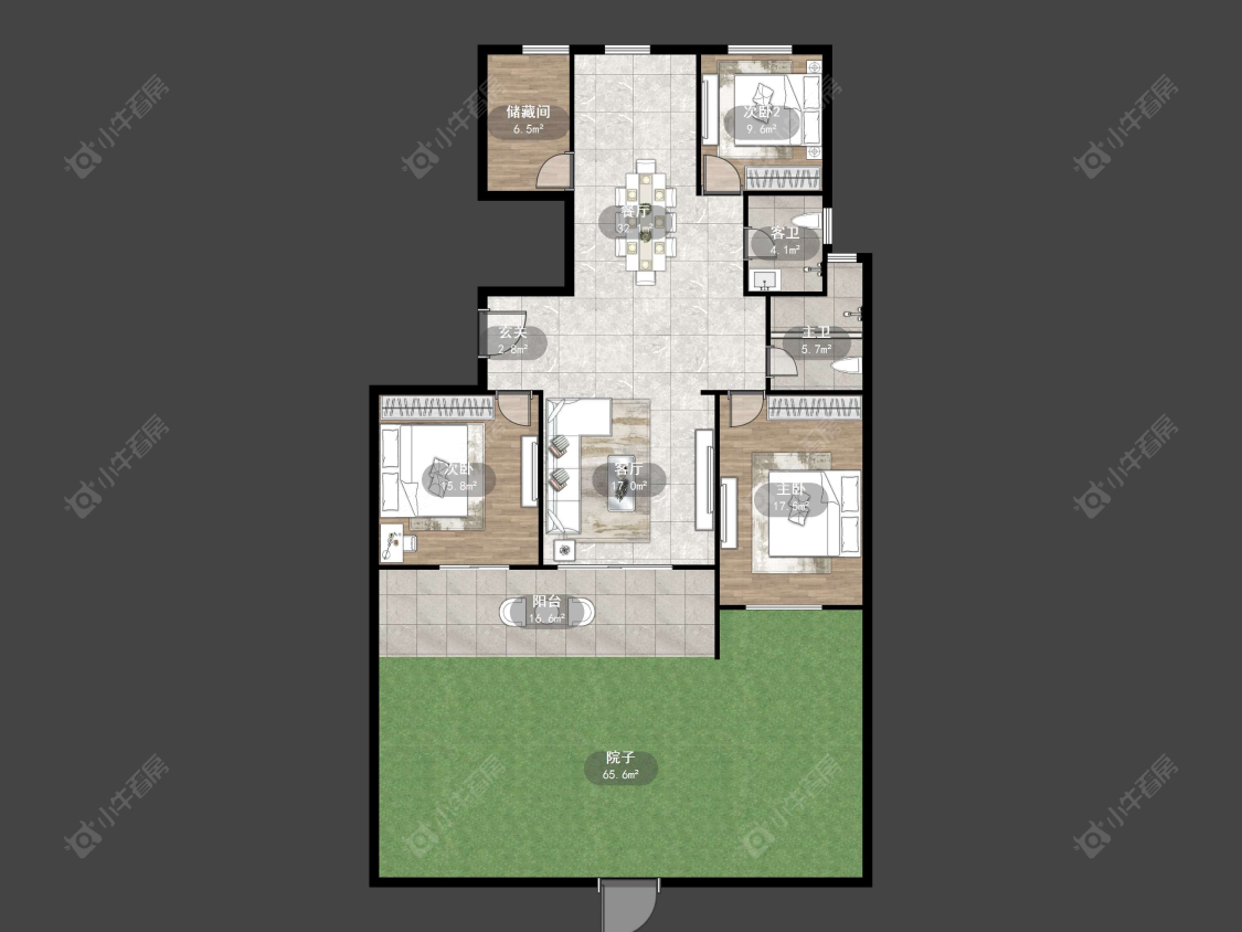 丹阳天怡紫宸在售二手房源户型图_小牛看房