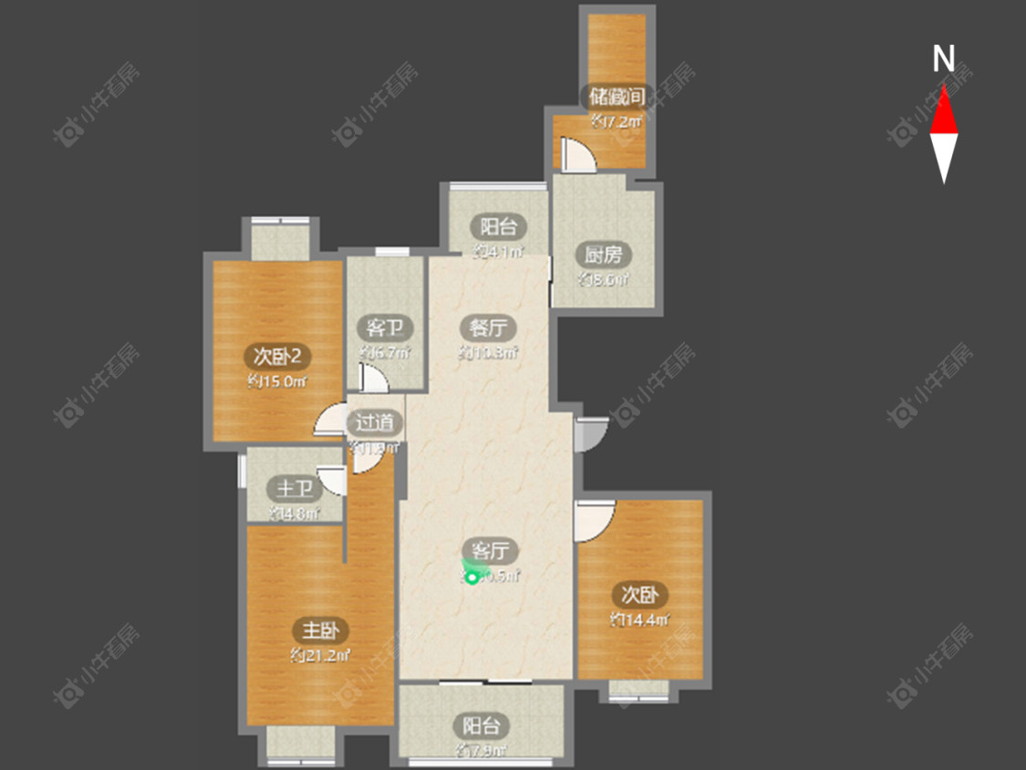 常州文渊居在售二手房源户型图_小牛看房