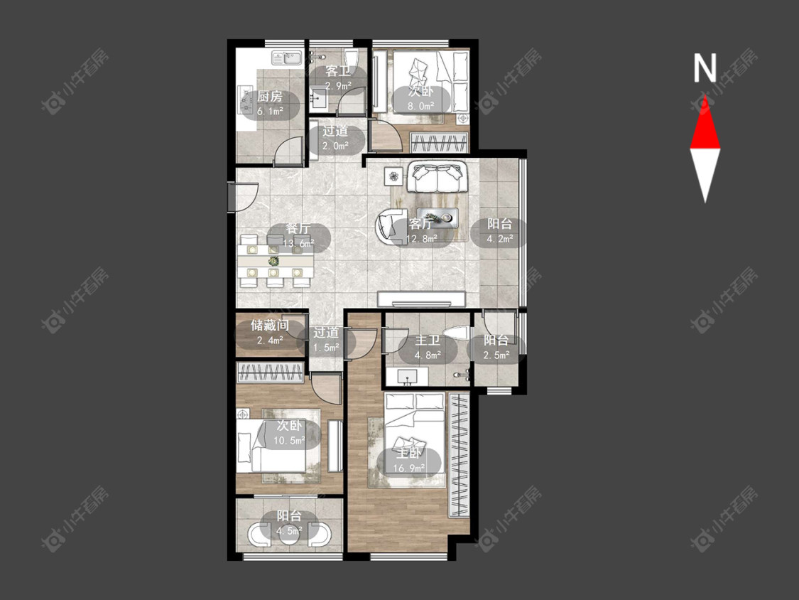 五星星韵城房源户型图 常州五星星韵城在售二手房源户型图_小牛看房