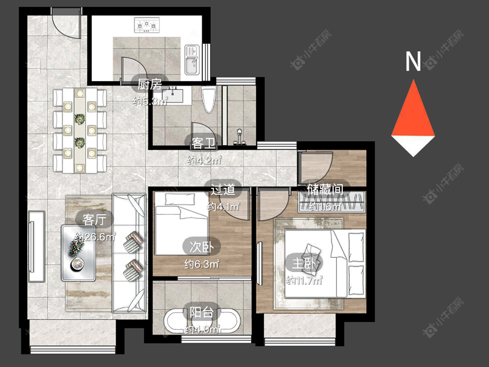 五星星韵城房源户型图 常州五星星韵城在售二手房源户型图_小牛看房