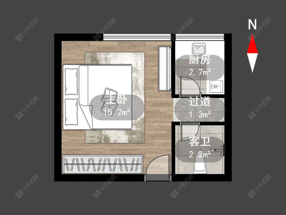 常州学府名门花苑在售二手房源户型图_小牛看房