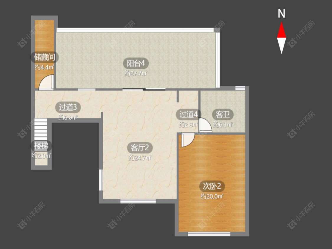 常州城南花园在售二手房源户型图_小牛看房