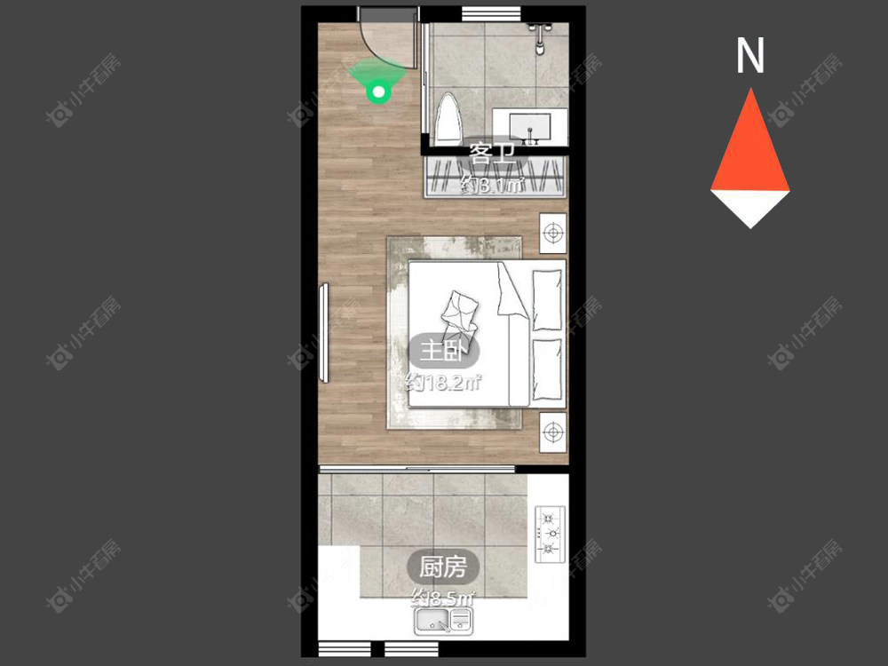 常州莱蒙城铂晶在售二手房源户型图_小牛看房