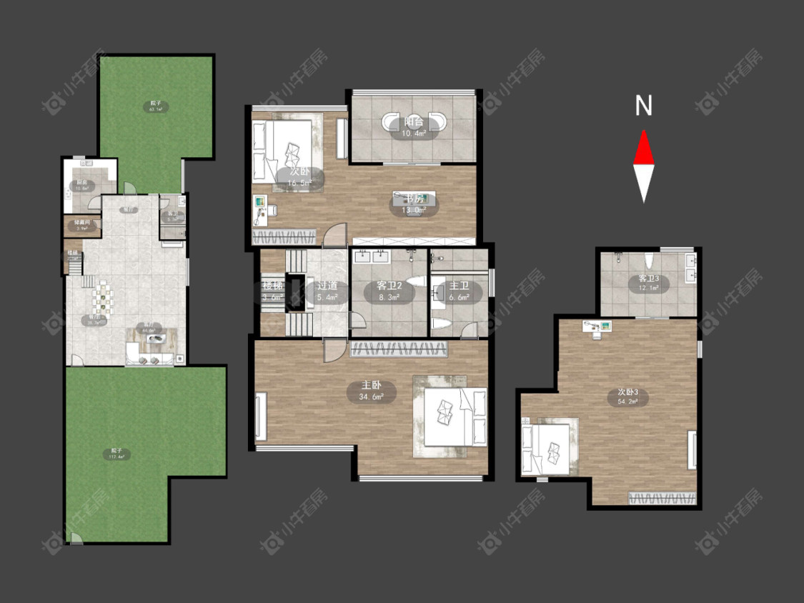 常州龙城福第在售二手房源户型图_小牛看房