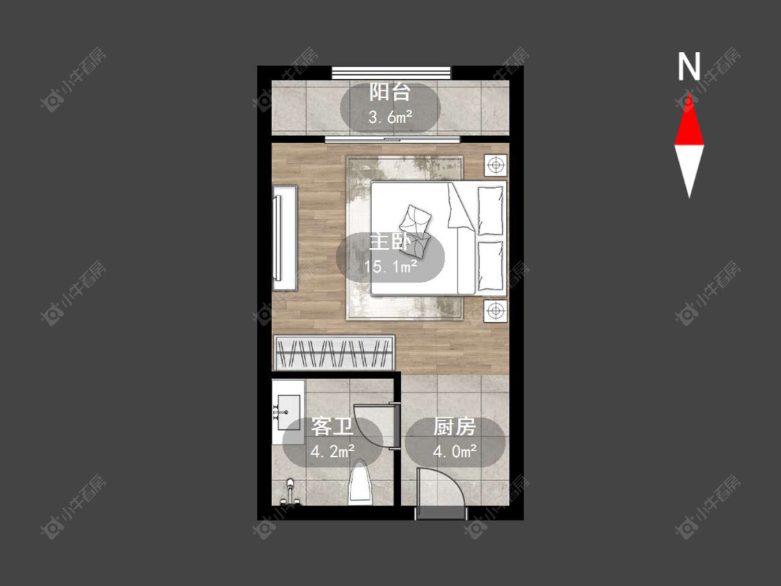 常州中奥珑郡在售二手房源户型图_小牛看房