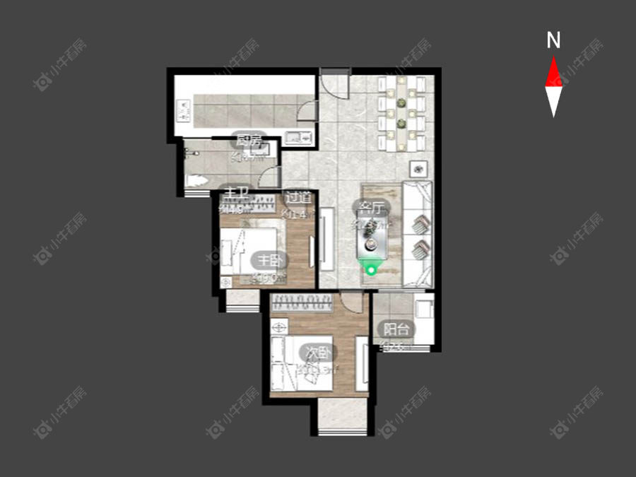 常州红星国际广场在售二手房源_小牛看房