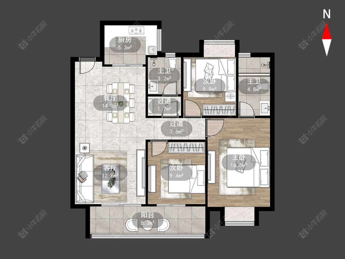 璞悦缦宸房源户型图 常州璞悦缦宸在售二手房源户型图_小牛看房