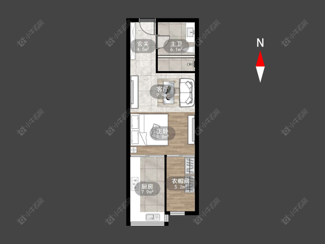 腾龙苑西区房源户型图 常州腾龙苑西区在售二手房源户型图_小牛看房