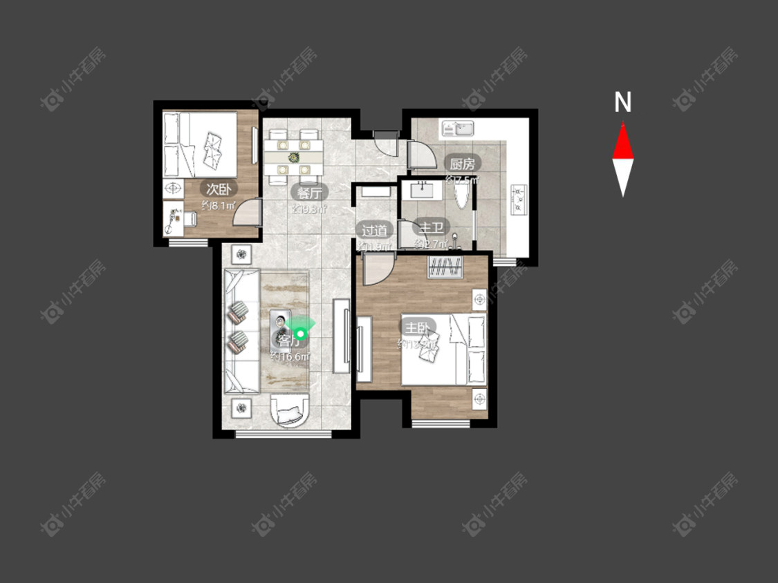 世茂香槟湖四期房源户型图 常州世茂香槟湖四期在售二手房源户型图_小牛看房
