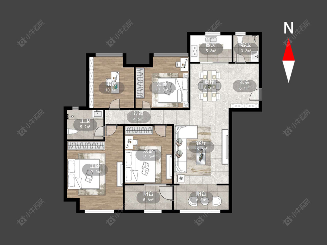 常州永宁雅苑在售二手房源户型图_小牛看房