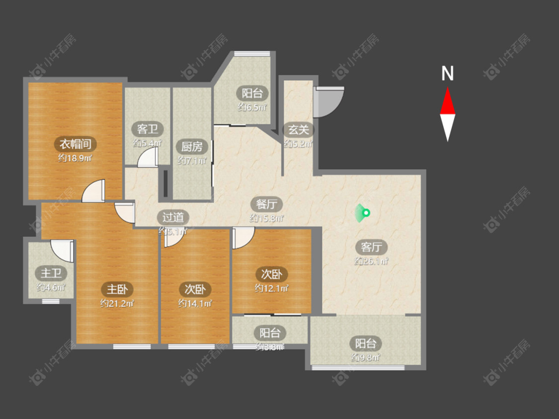 莱蒙城空中别墅房源户型图 常州莱蒙城空中别墅在售二手房源户型图_小牛看房