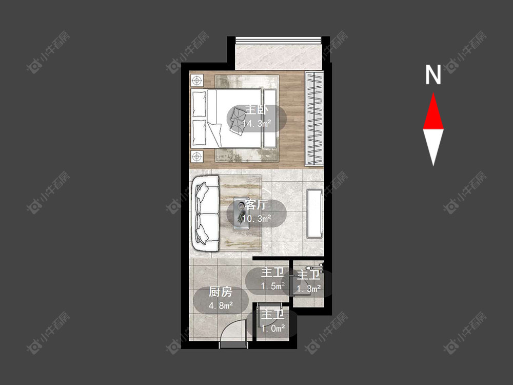 星河澜月湾房源户型图 常州星河澜月湾在售二手房源户型图_小牛看房