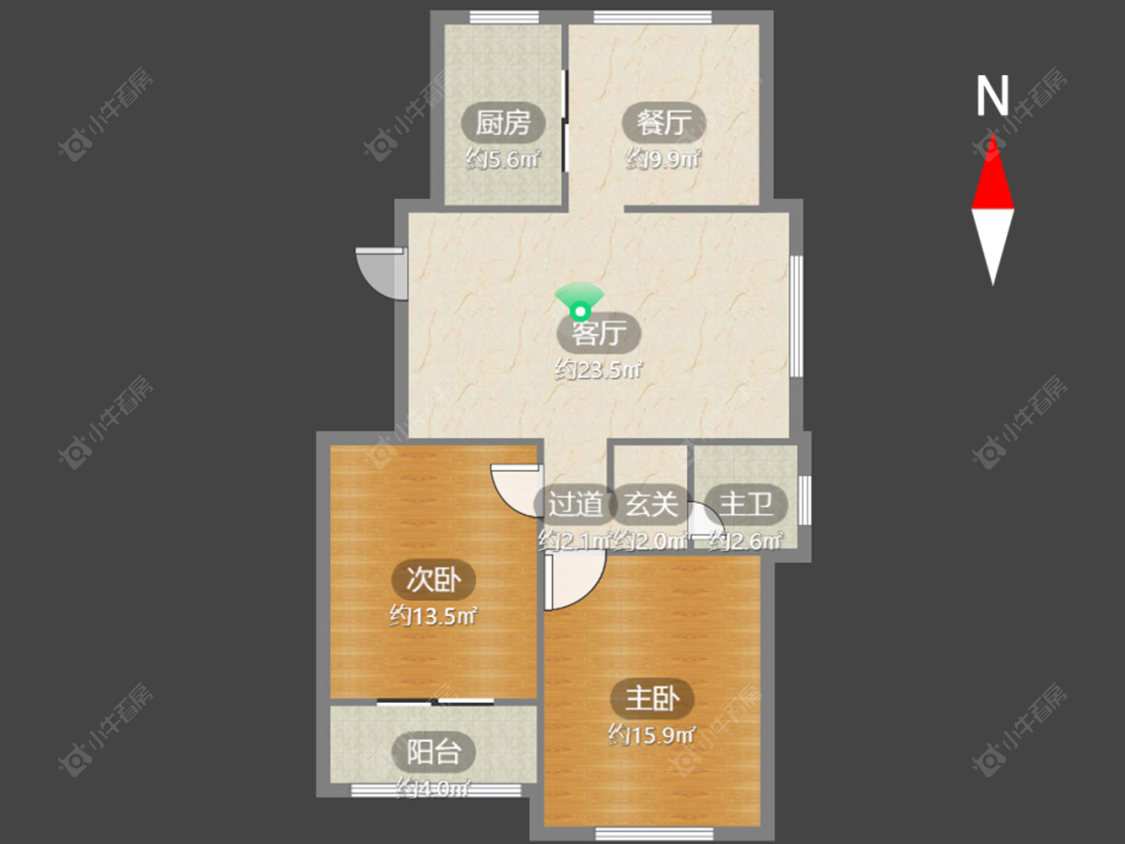 常州怡枫苑在售二手房源户型图_小牛看房