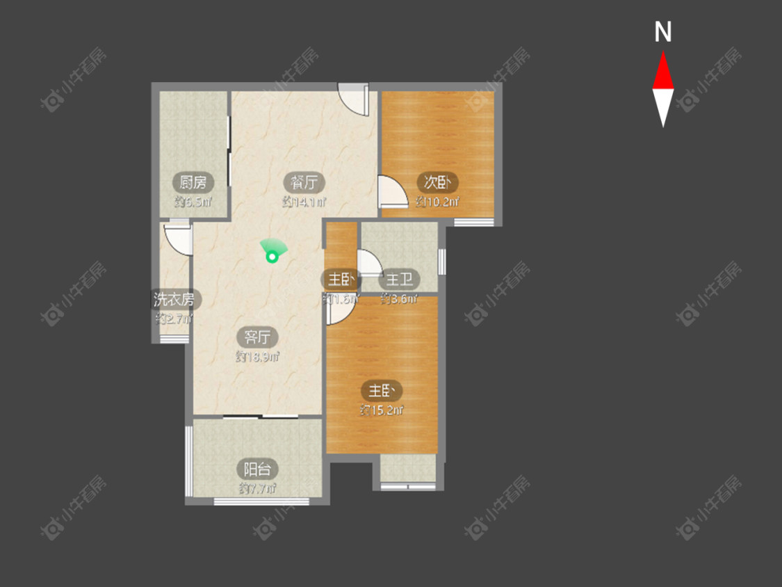 常州愚池湾在售二手房源户型图_小牛看房