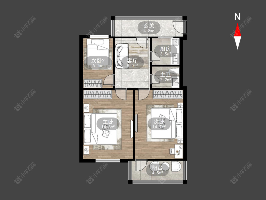 清潭新村房源户型图 常州清潭新村在售二手房源户型图_小牛看房