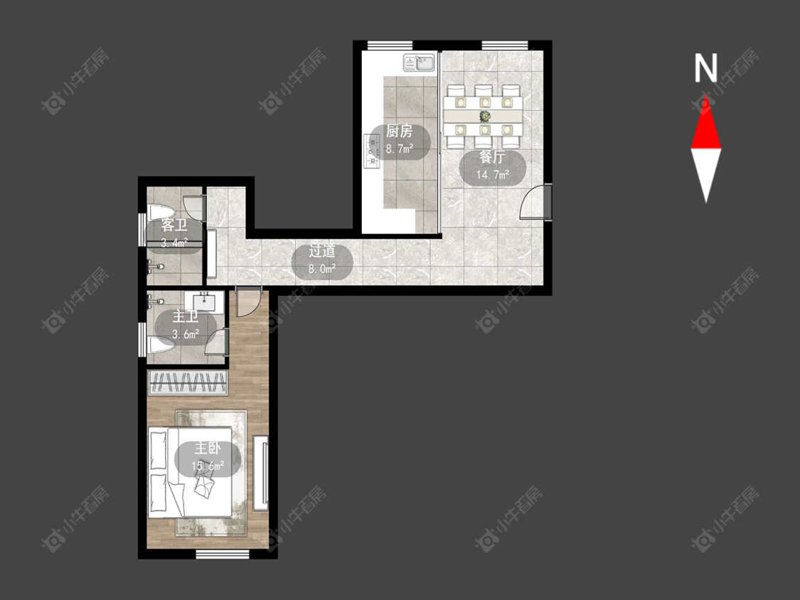 尚枫澜湾房源户型图 常州尚枫澜湾在售二手房源户型图_小牛看房