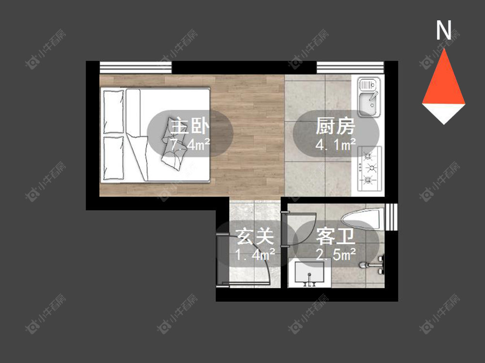 常州香江康桥在售二手房房源户型图_小牛看房