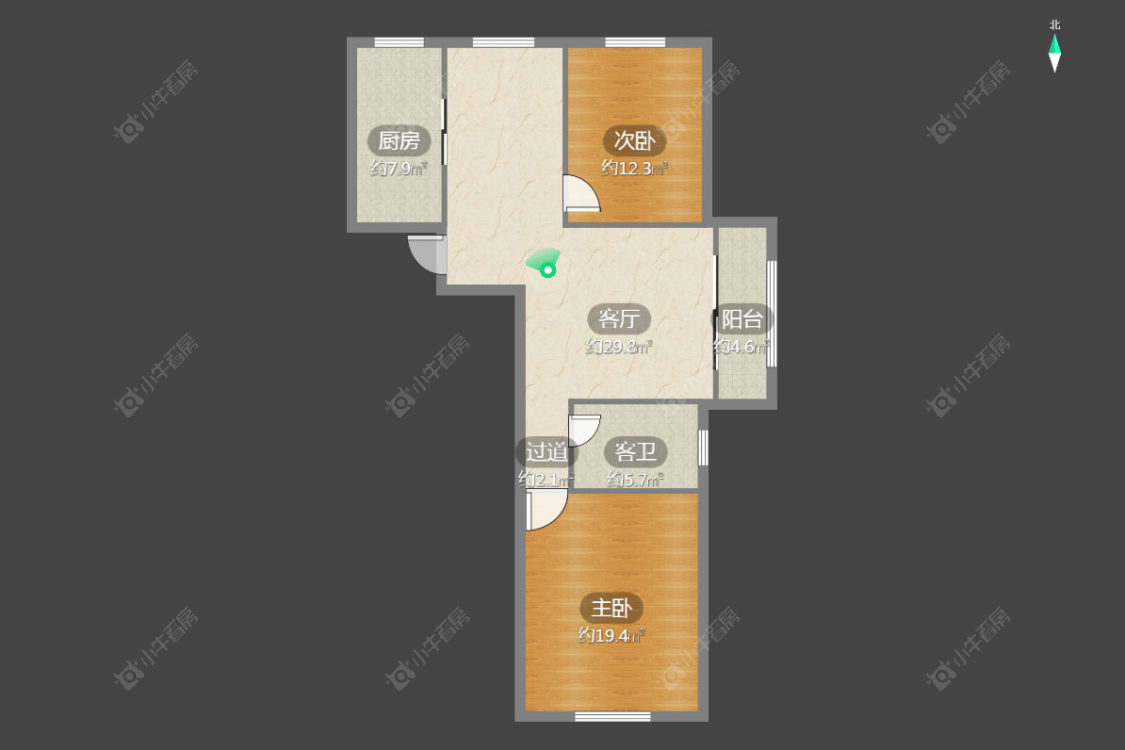常州和平国际商业街在售二手房源户型图_小牛看房