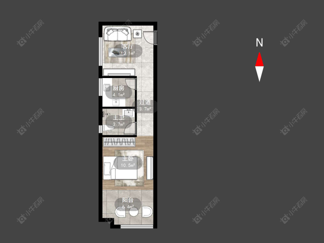 常州新名园在售二手房源户型图_小牛看房