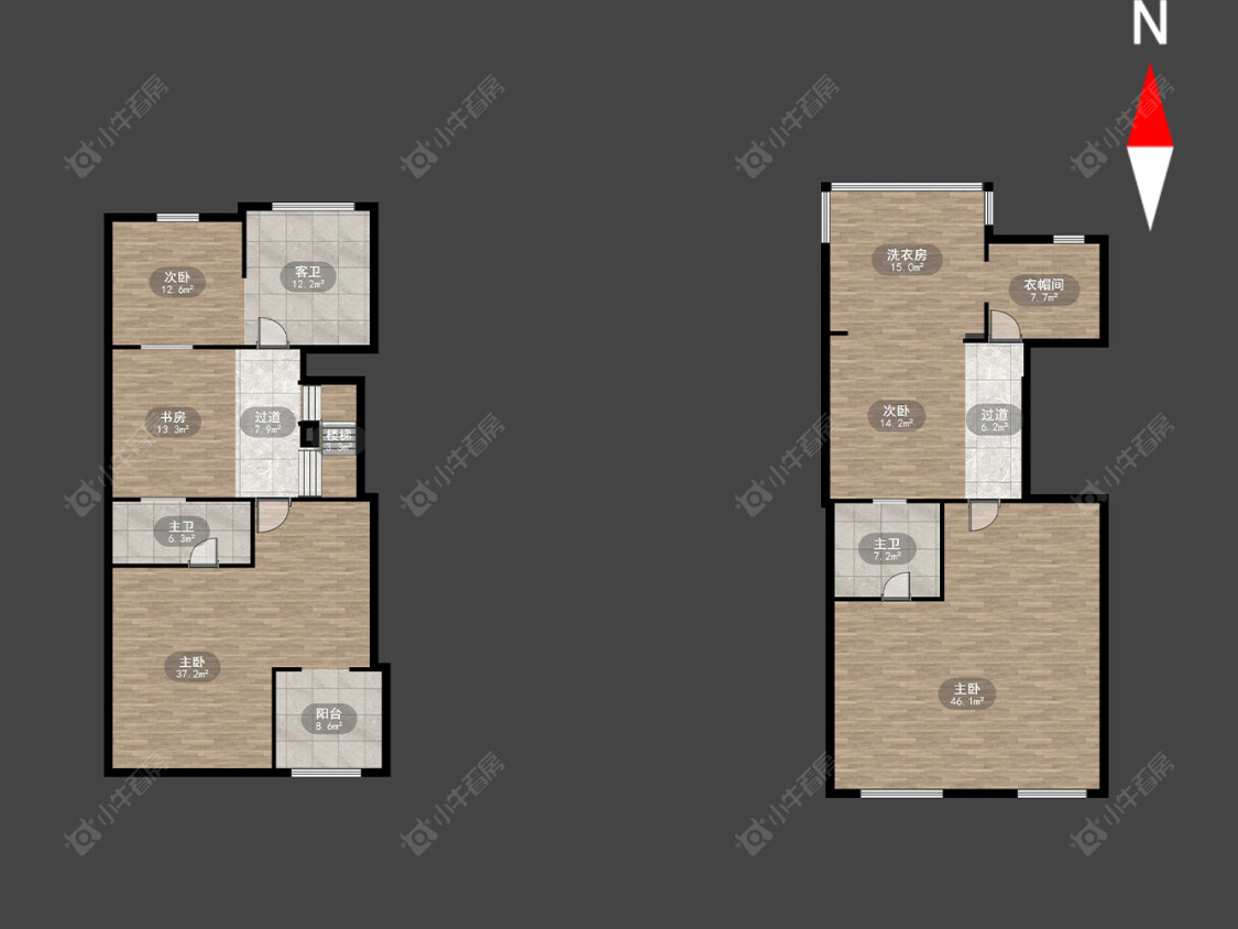 常州常发豪郡别墅区在售二手房房源户型图_小牛看房