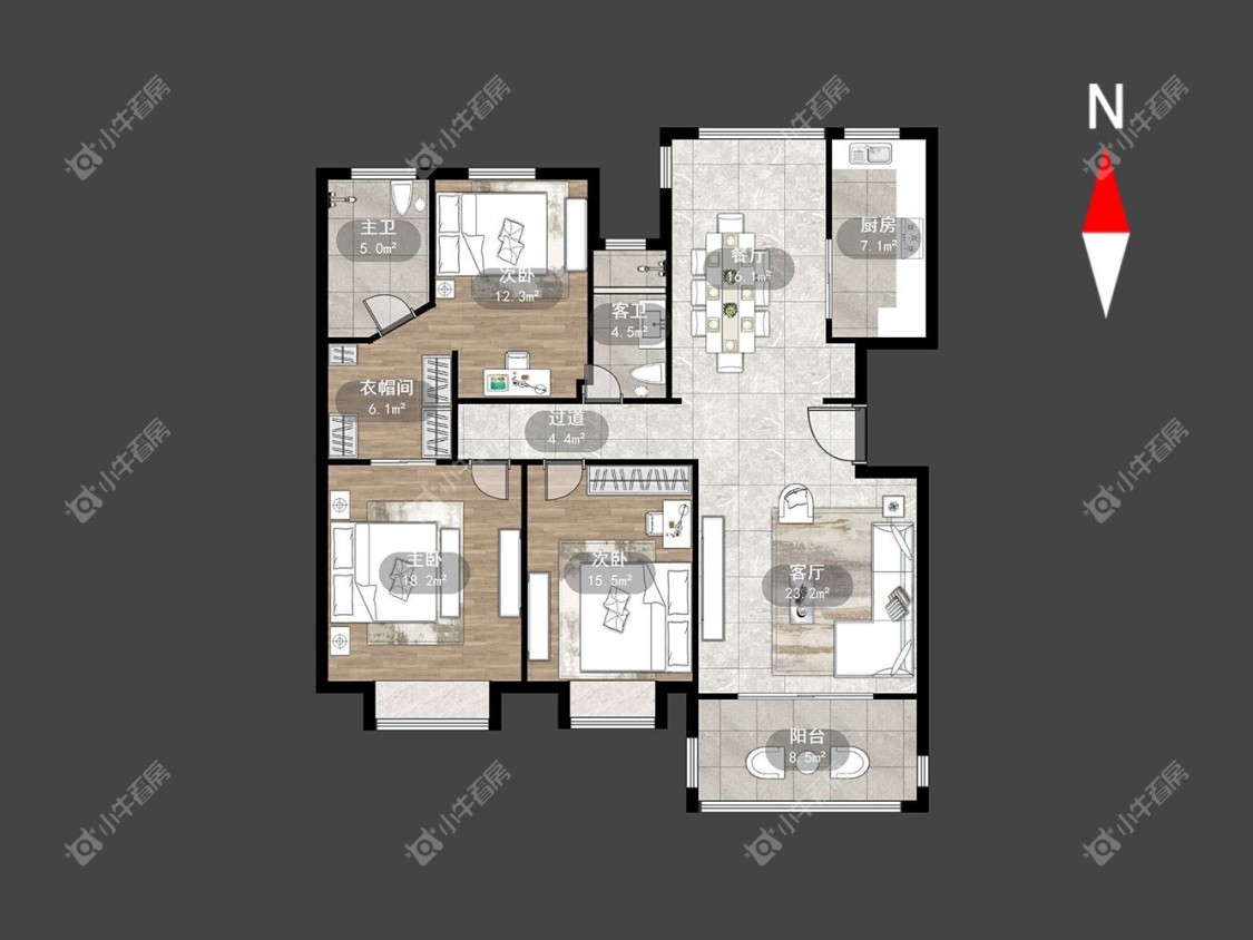 常州世茂香槟湖一期在租房源_小牛看房