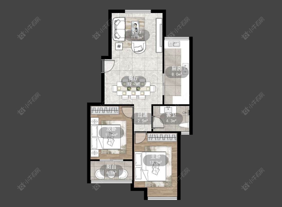 常州怡枫苑在售二手房源户型图_小牛看房