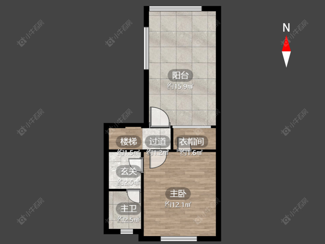 常州东渡伊顿小镇在售二手房源户型图_小牛看房