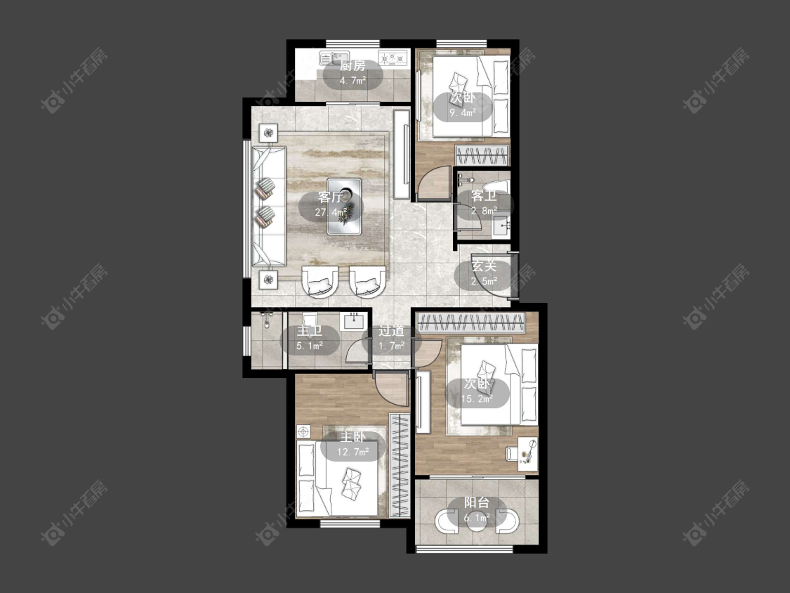 常州文华里（天怡）在售二手房源户型图_小牛看房