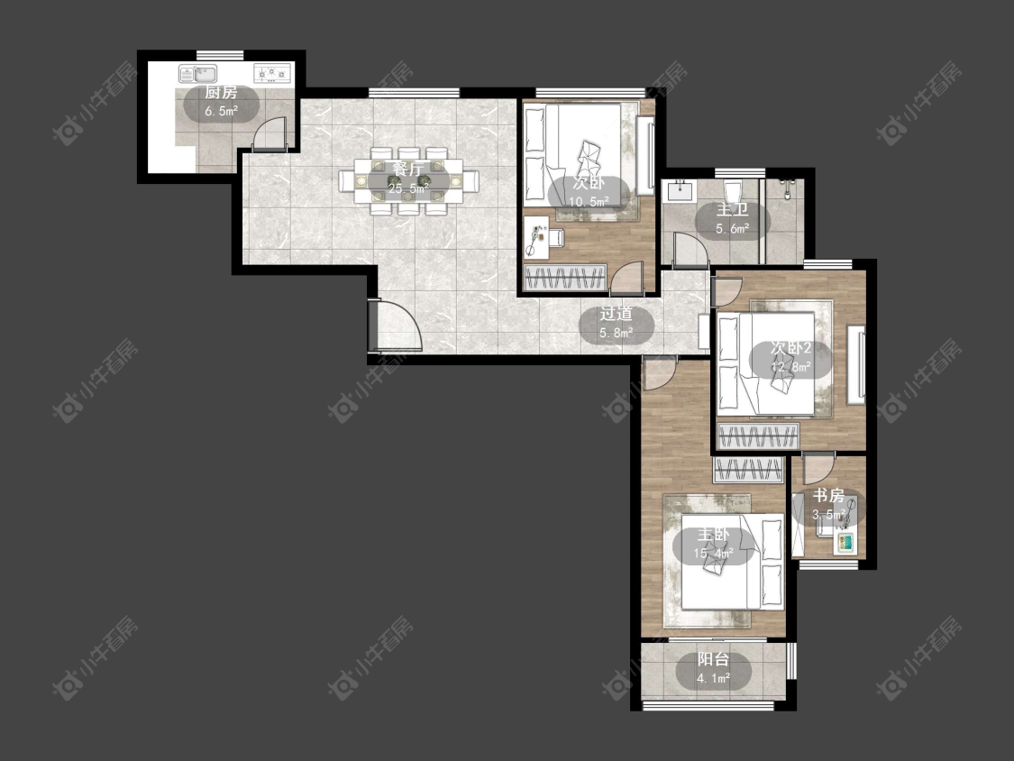 东南新城房源户型图 丹阳东南新城在售二手房源户型图_小牛看房