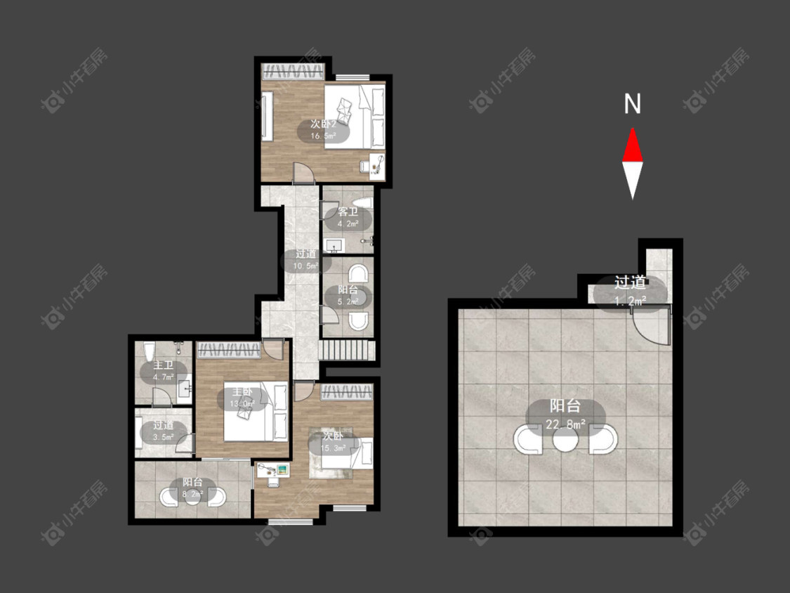 秀江南花园房源户型图 常州秀江南花园在售二手房源户型图_小牛看房