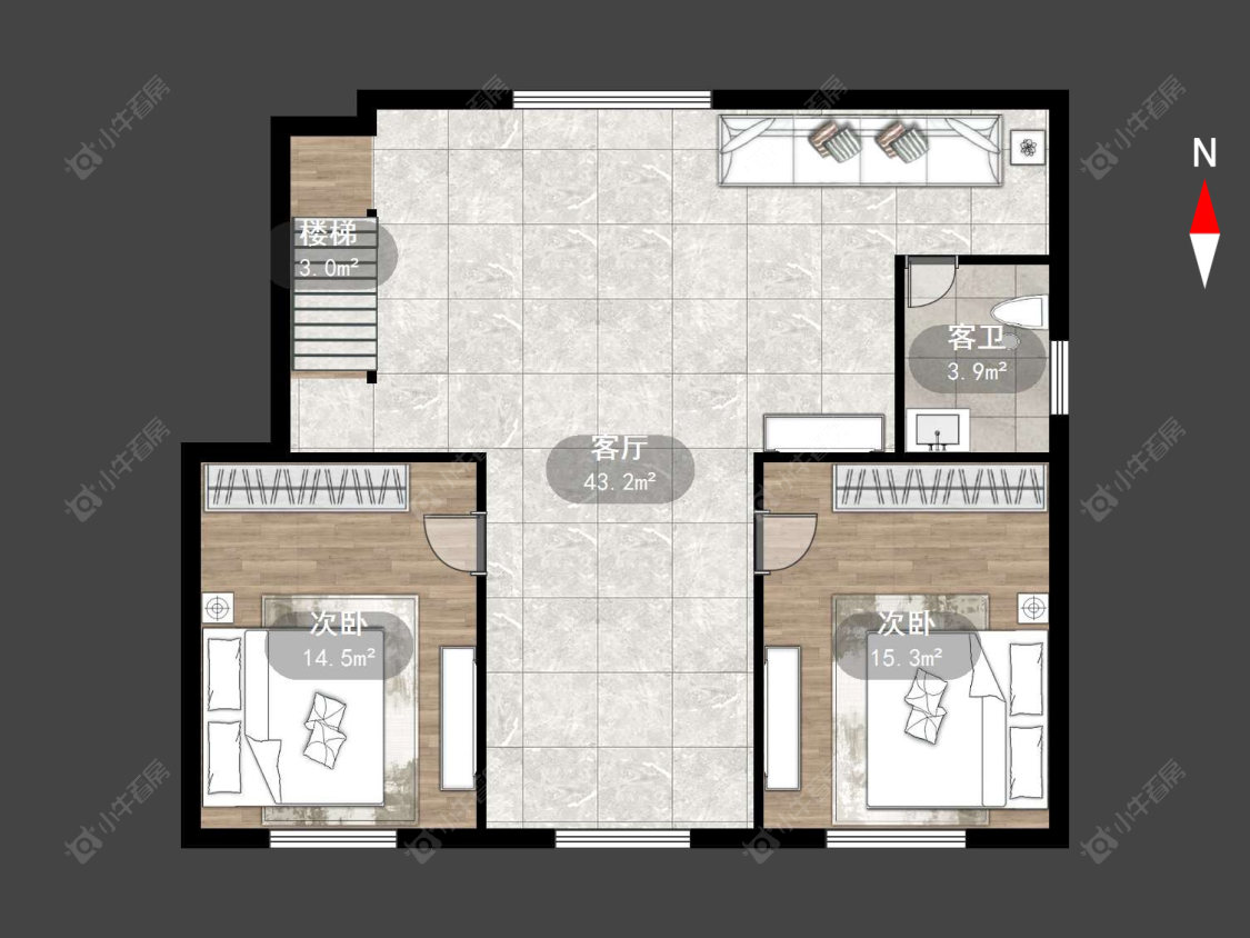 春风二村房源户型图 常州春风二村在售二手房源户型图_小牛看房