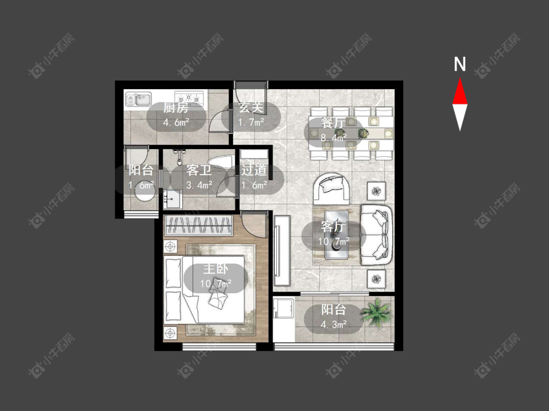 青山湾北区房源户型图 常州青山湾北区在售二手房源户型图_小牛看房