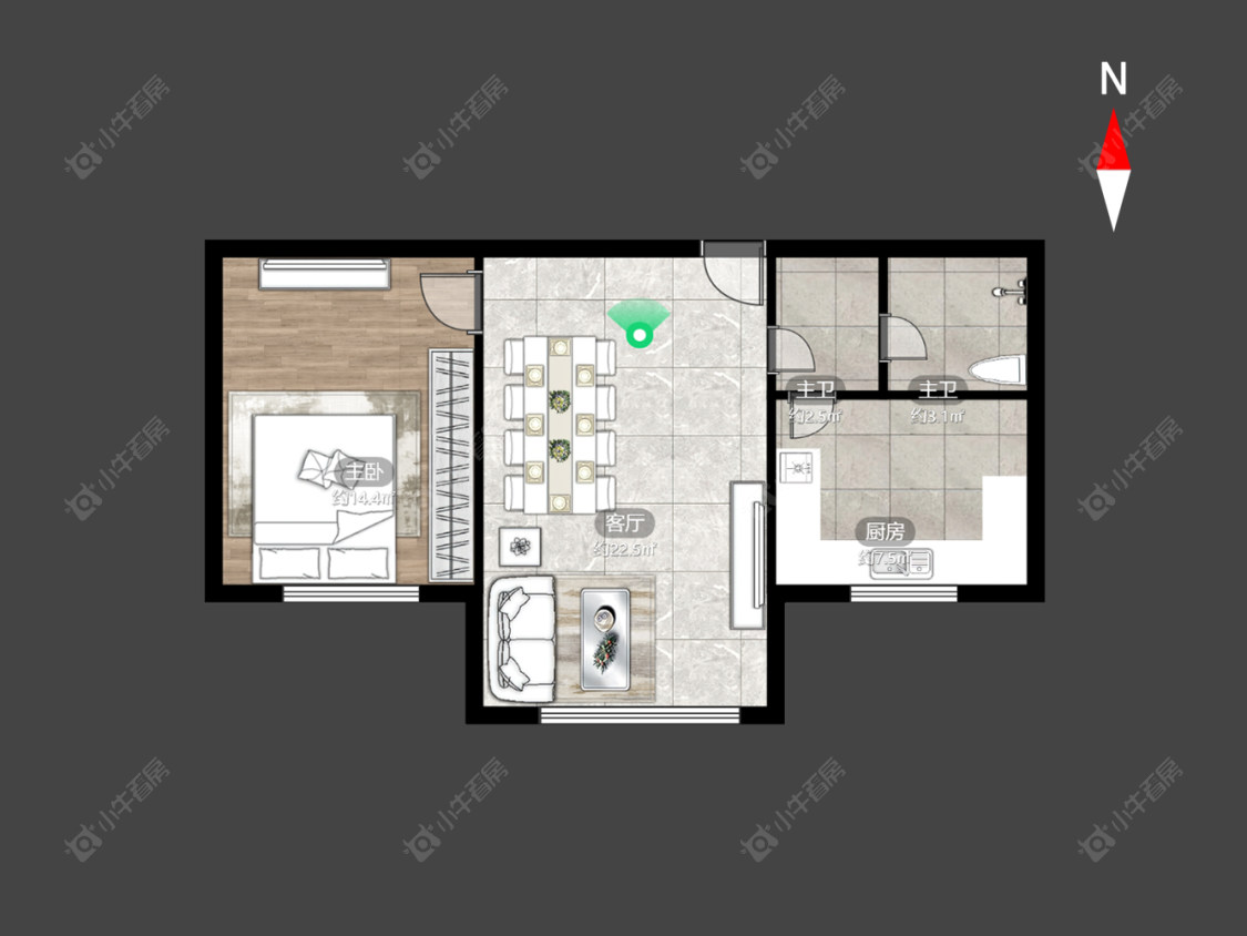 常州荆川里续建在售二手房房源户型图_小牛看房