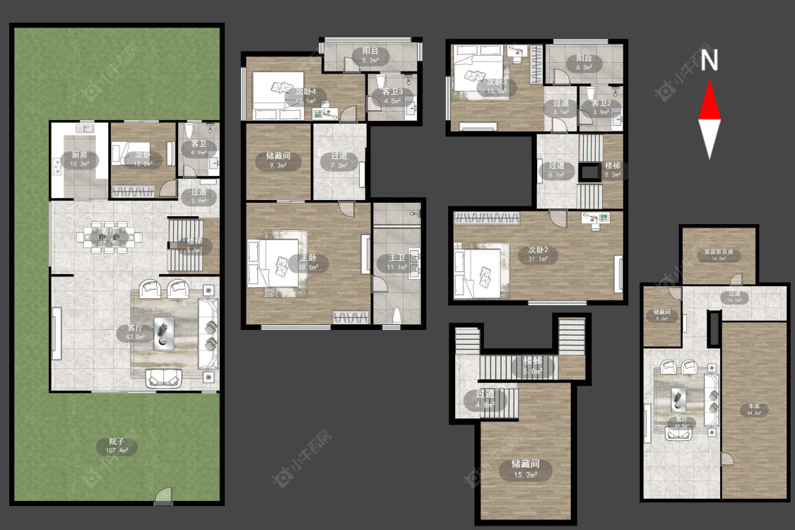 常州外滩1号在售二手房源户型图_小牛看房
