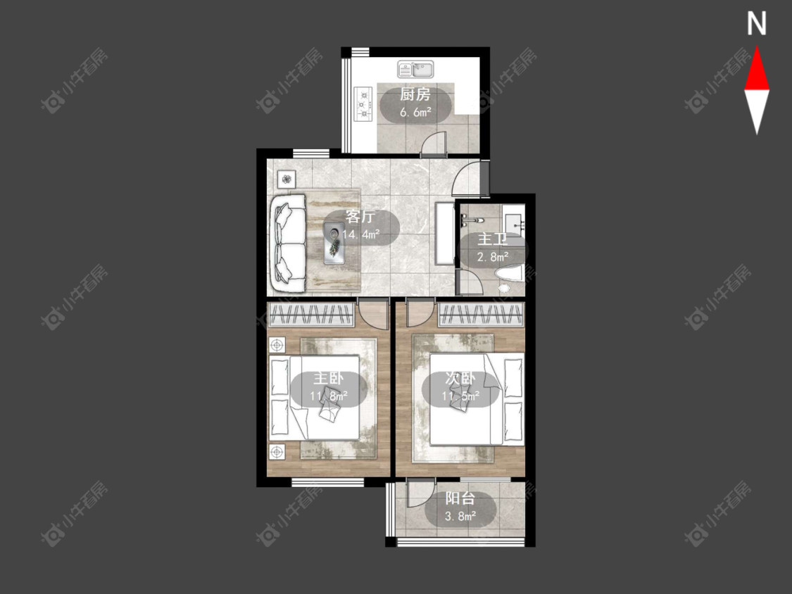 红星新村房源户型图 常州红星新村在售二手房源户型图_小牛看房