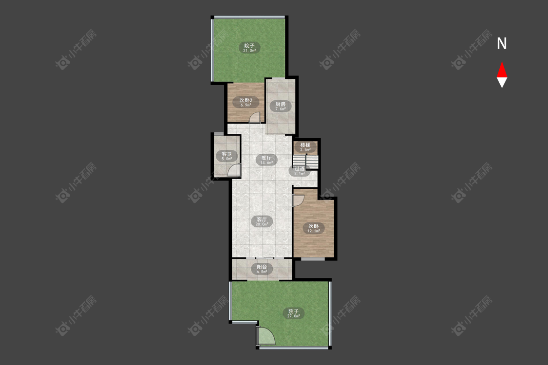 常州新城桃李郡在售二手房源户型图_小牛看房