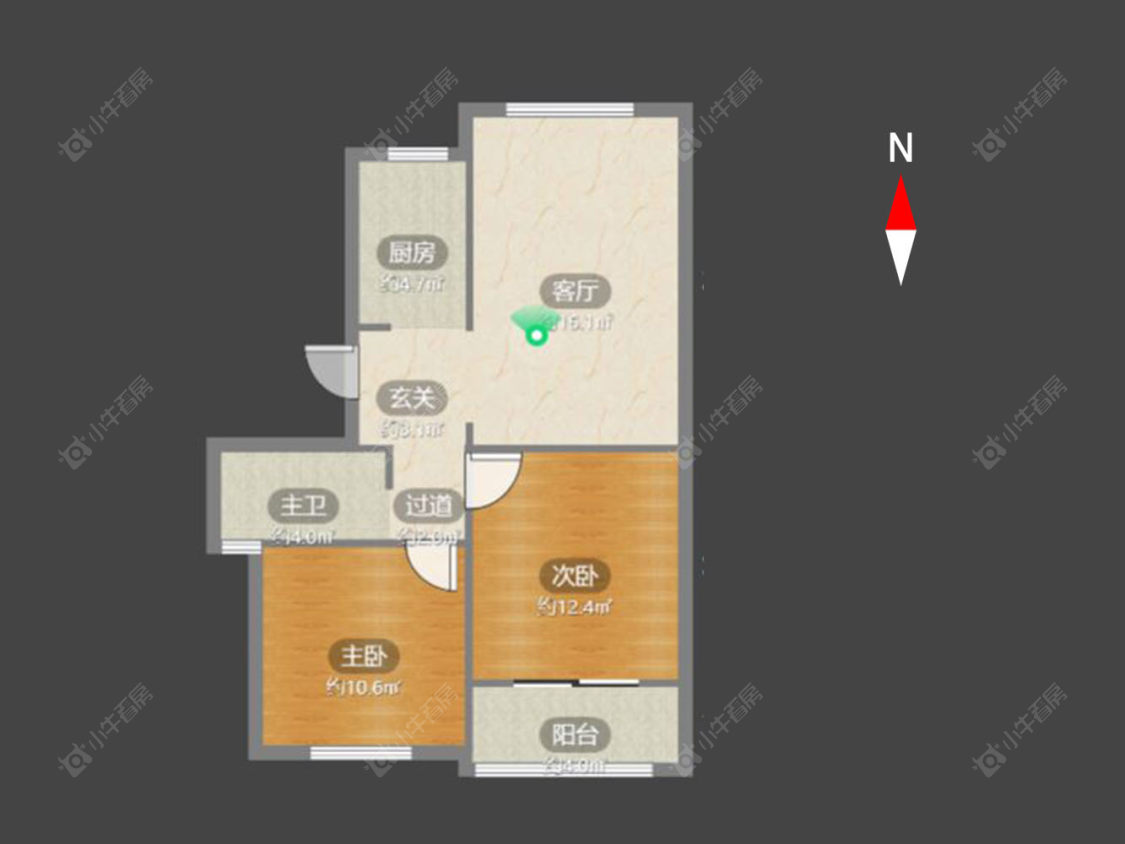 新景花苑二期房源户型图 常州新景花苑二期在售二手房源户型图_小牛看房