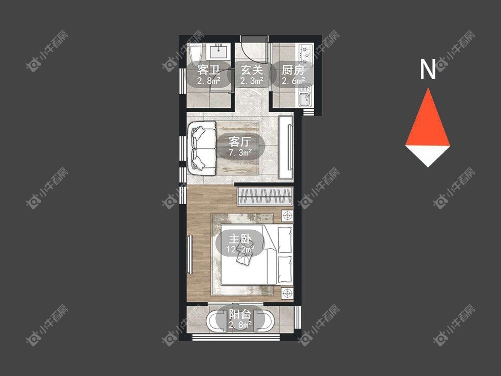 御水华庭二期房源户型图 常州御水华庭二期在租房源户型图_小牛看房