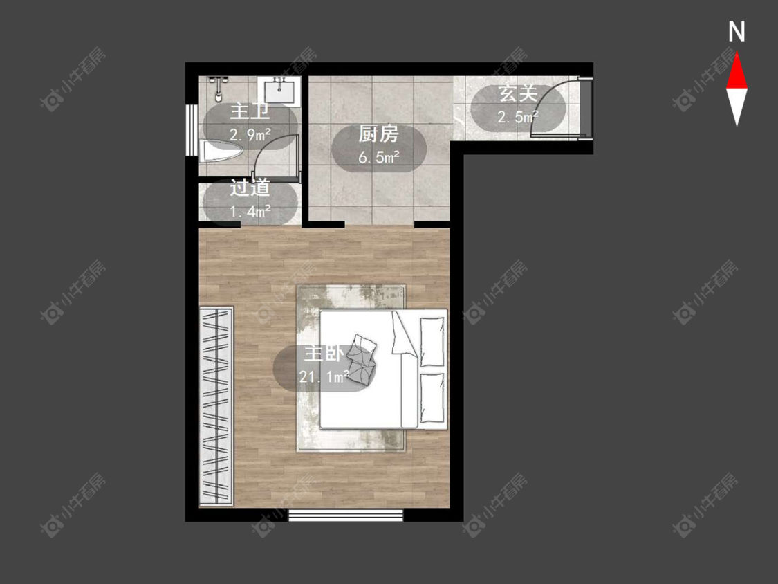 宝龙城市广场房源户型图 常州宝龙城市广场在售二手房源户型图_小牛看房