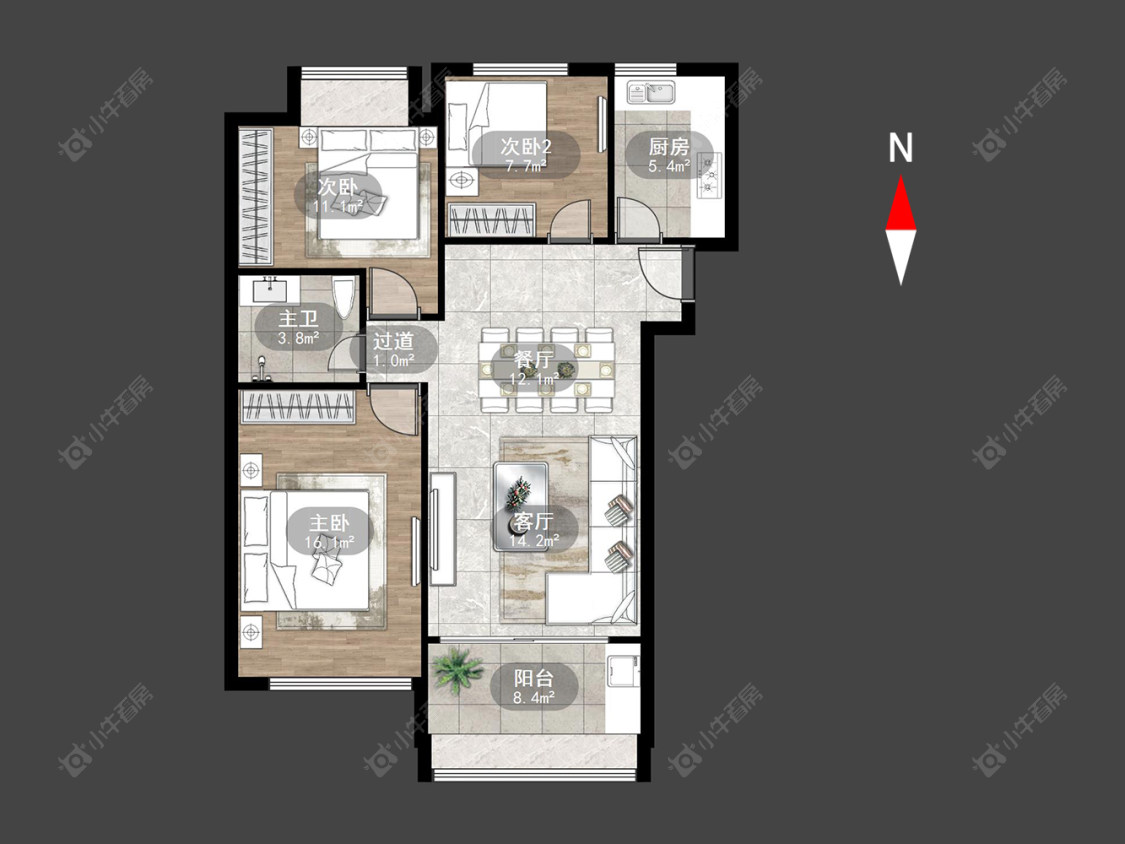 绿都万和城五区房源户型图 常州绿都万和城五区在售二手房源户型图_小牛看房