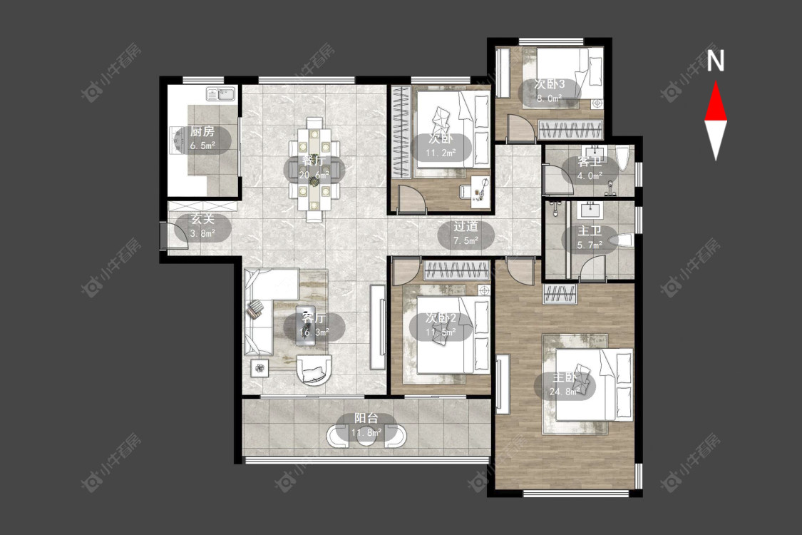 星河国际九区房源户型图 常州星河国际九区在售二手房源户型图_小牛看房