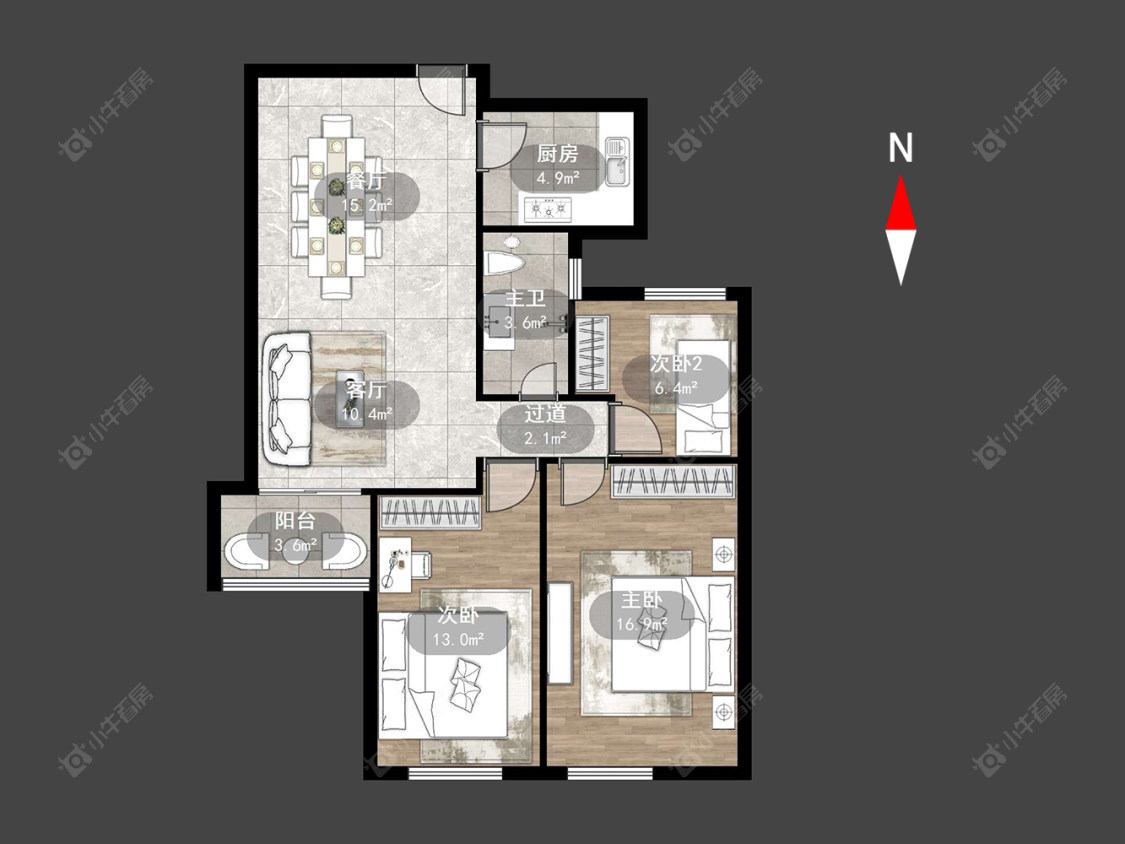 常州绿都万和城七区在售二手房源户型图_小牛看房