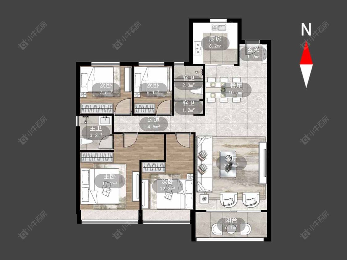 碧桂园浅水湾房源户型图 常州碧桂园浅水湾在售二手房源户型图_小牛看房