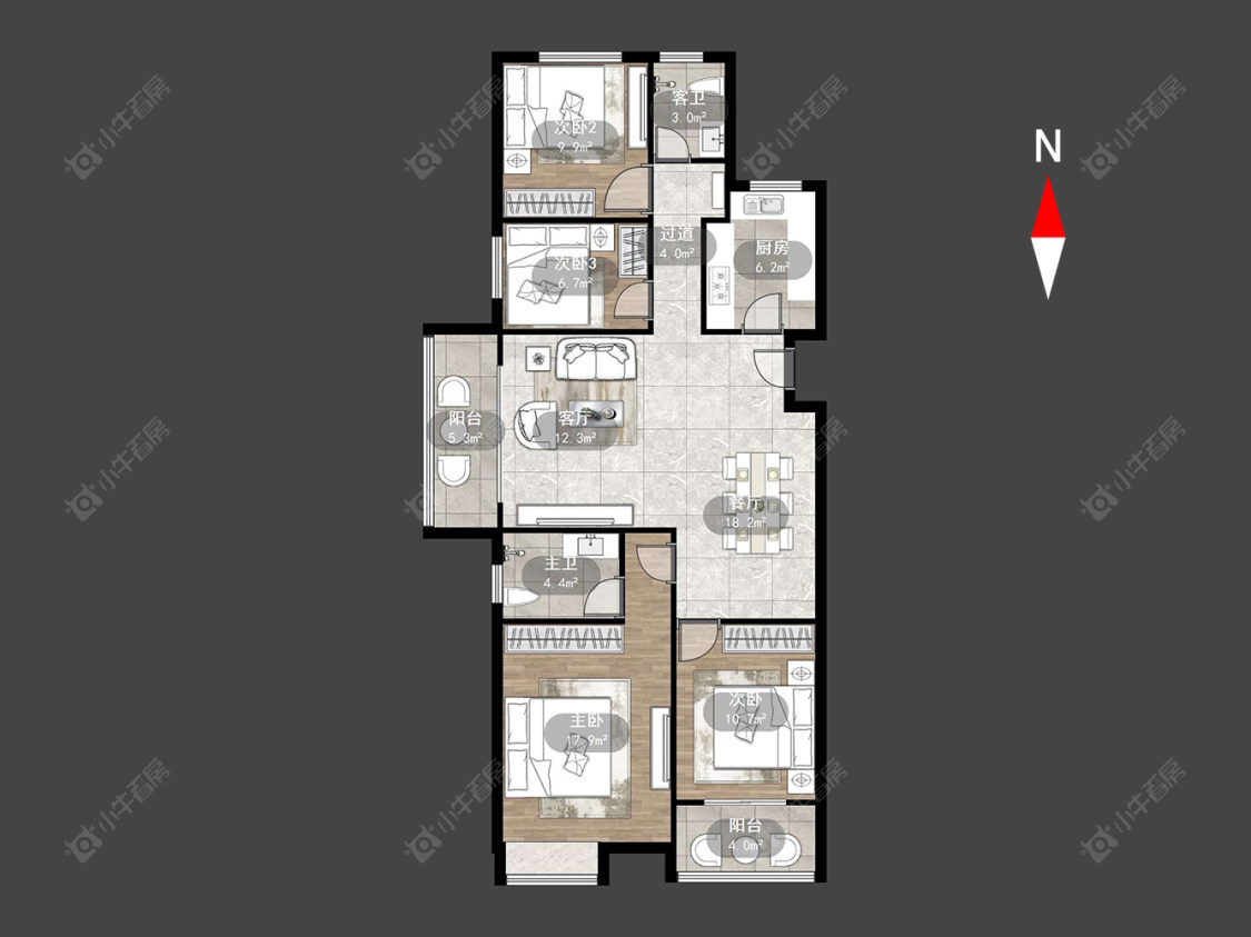 晋陵文锦房源户型图 常州晋陵文锦在售二手房源户型图_小牛看房