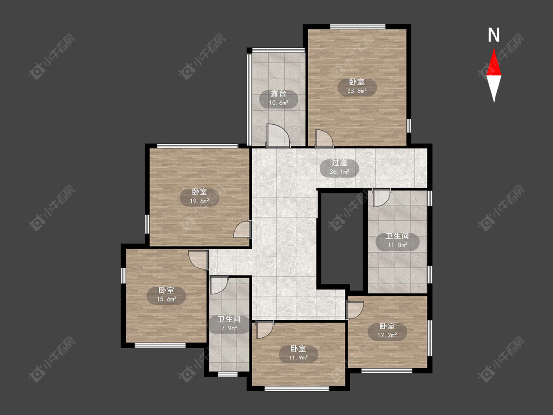 香江华廷花园房源户型图 常州香江华廷花园在售二手房源户型图_小牛看房