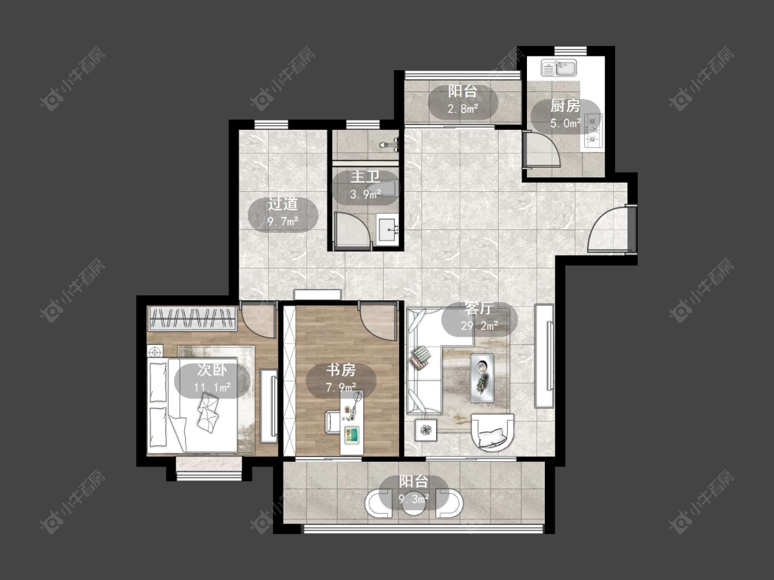 丹阳爱家尚城在售二手房源户型图_小牛看房