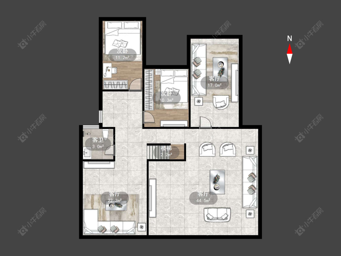 常州金鼎湟廷花苑在售二手房源户型图_小牛看房