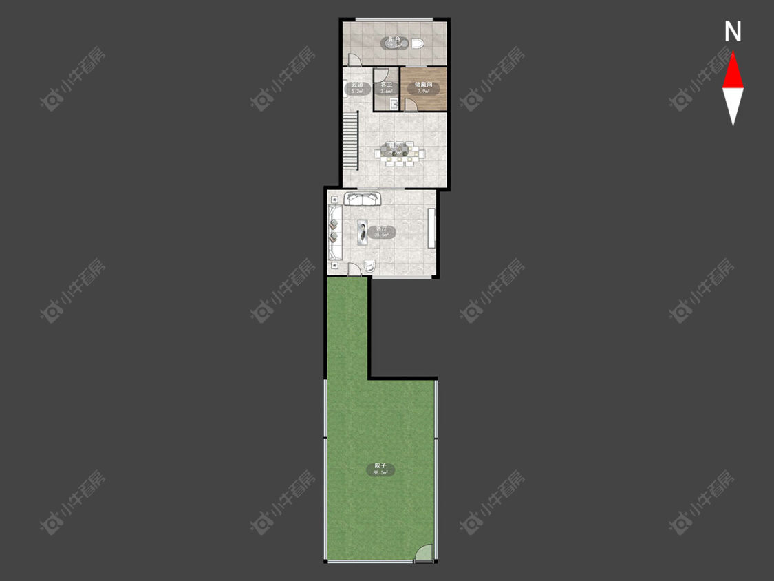 常州中天名园在售二手房房源户型图_小牛看房