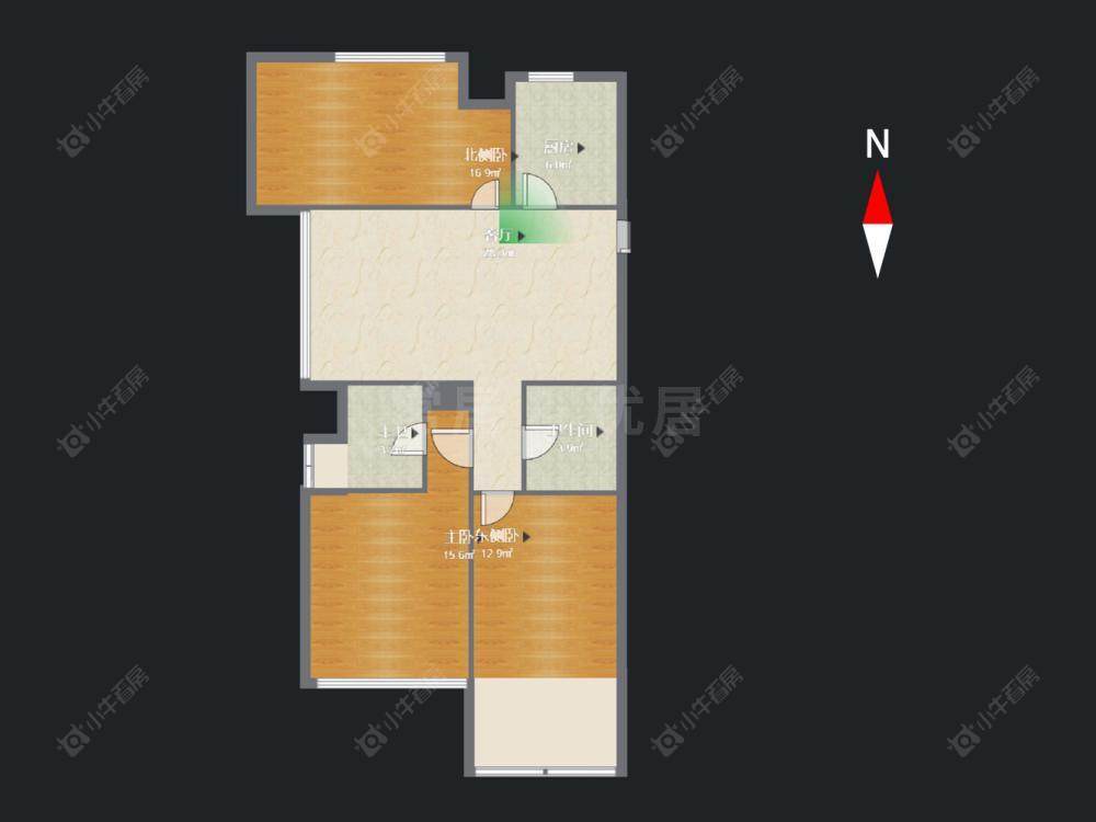 常州福地聚龙苑在售二手房房源户型图_小牛看房